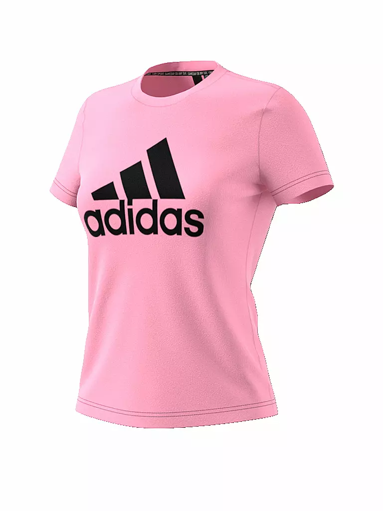 ADIDAS Damen T Shirt Badge of Sport rosa